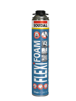 Soudal Flexifoam, эластичная флекси пена синяя 12*750 мл