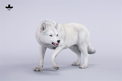 Дикий волк (белый) - Коллекционная фигурка 1/6 Direwolf Figurine (JXK242C) - JXK