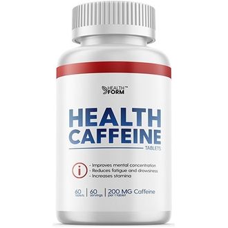 Кофеин CAFFEINE 200 МГ (60 таблеток) HEALTH FORM