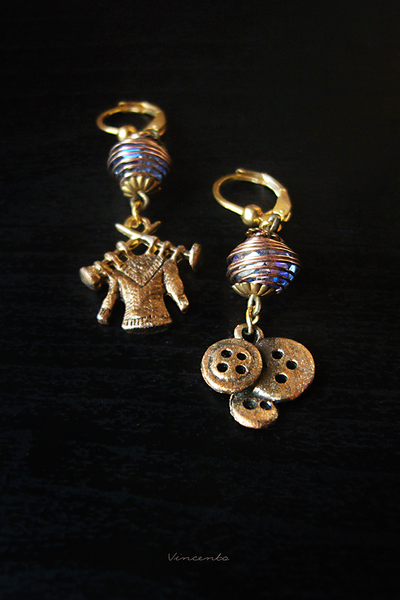 Серьги "Швейная магия"