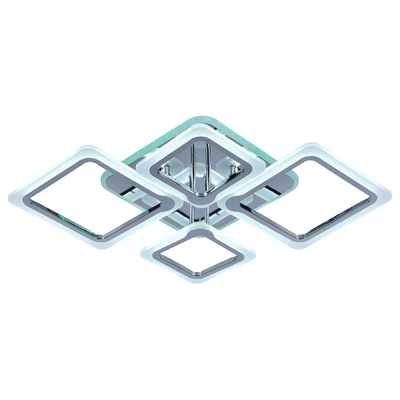 Люстра светодиодная 8050/2+2 CHR 92W+10W RGB Profit Light