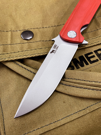 Складной нож Чиж HD (AUS 10, красный G10)