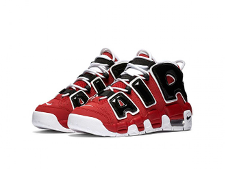 Nike Air More Uptempo 96 Supreme Черные с красным