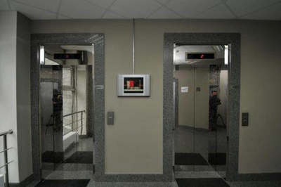 РЕКЛАМА В БЦ "АМБЕР ПЛАЗА" (м. Новослободская)