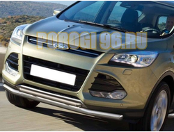 Защита переднего бампера d57/d42 на Ford Kuga ( Форд Куга)