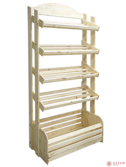 Стеллаж хлебный СХ-4 1000х500х2000 мм