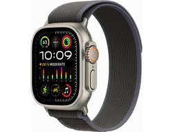 Apple Watch Ultra 2 (2024) Natural Titanium Case Trail Loop Blue/Black M/L