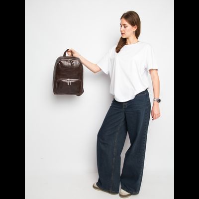 Женский кожаный рюкзак Vicenza Premium brown (арт. 
3105-52)