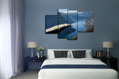 Модульная картина "Акробатика на природе"