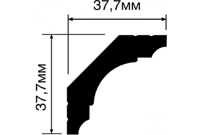 Карниз A53 HIWOOD - 37,7*37,7*2000мм