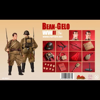 Красноармеец-рабочий Кайл - Коллекционная ФИГУРКА 1/12 Bean Gelo Series The working class soldier Kyle (BGS017) - POPTOYS