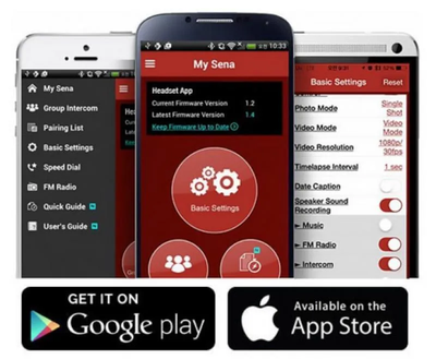 Мотогарнитура SENA 50R Mesh 2.0 и Bluetooth 5.0 интеркомом (50R-01)