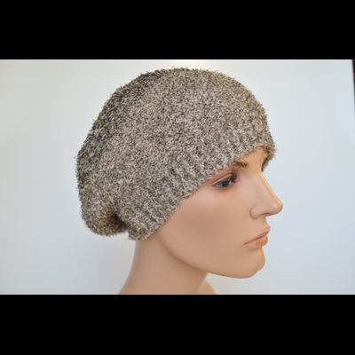 Берет Vizio 1528 BO бежевый стразы