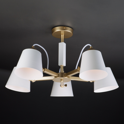 Светильник в стиле лофт с поворотными рожками 70083/5 золото