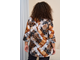 Удлиненная женская рубашка &quot;ЭФА&quot;  Арт: 223121 (Цвет коричневый) Размеры 50-66