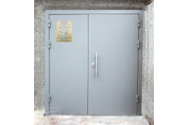 Входная полуторостворчатая дверь с терморазрывом. г. Челябинск
