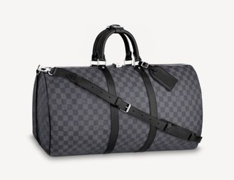 Дорожная сумка сумка Louis Vuitton Keepall 55 Damier Graphite