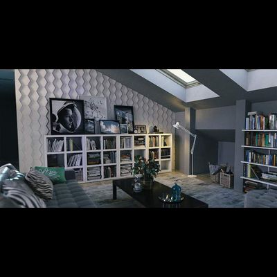 Гипсовая панель BEE (Соты) артикул M-0040