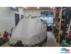 BOATCOVER PVC 320 - (транспортировочные, носовые, стояночные тенты) шир. 250 см.  серый