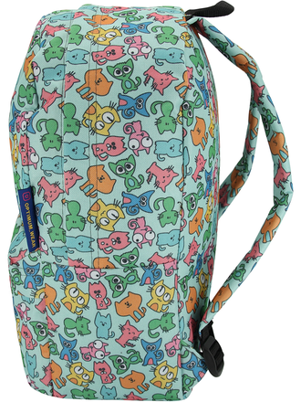 Классический школьный рюкзак Optimum School RL, котики 2021