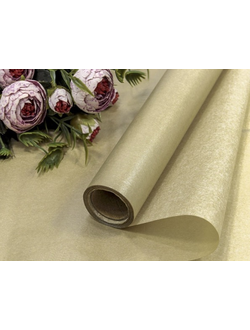 Бумага тишью водостойкая в рулоне (серо-бежевая), 50см*10м