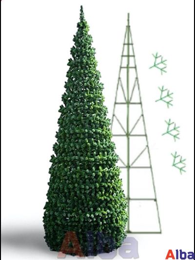 Сосна каркасная "Уральская" белая, хвоя леска, от 4 до 30 м 4 м