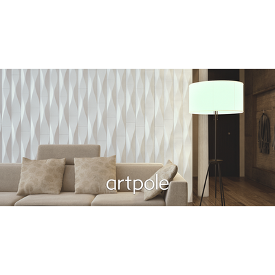 Гипсовая панель WATERFALL platinum артикул E-0056