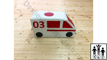 Контурная игрушка «Машина скорой помощи»