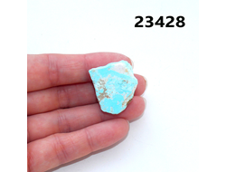 Бирюза натуральная (необработанная) Армения арт.23428: 8,5г - 26*23*16мм