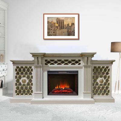 Электрокамин Асгард WT с очагом Sparta 25.5 LED