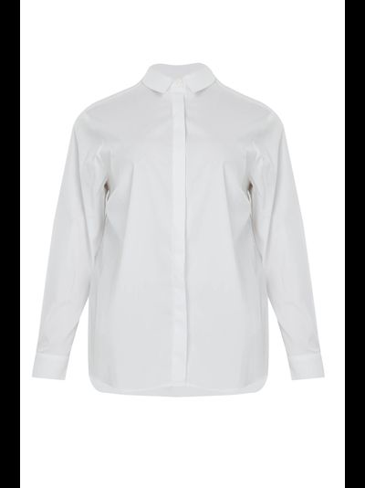 Белая женская рубашка