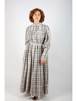 Платье "Поморское" в клетку