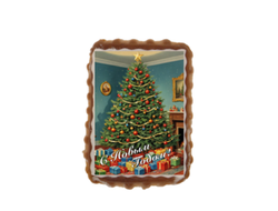 Тульский Пряник  “Елка"  с декором и повидлом” 100 гр.