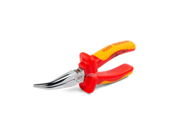 Длинногубцы изогнутые диэлектрические 160 мм серия ПРОФИ для работ под напряжением до 1000 В, стандарт VDE