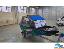 BOATCOVER PVC 320 - (транспортировочные, носовые, стояночные тенты) шир. 154 см.  серый