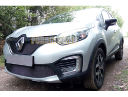 Защита радиатора Renault Kaptur 2016- black низ