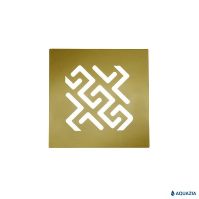 Трап водосток ZENTRUM Antik 150х150 Боковой выпуск (Бронза)