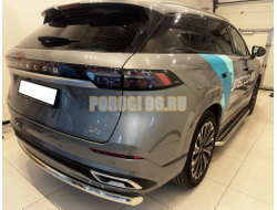 Защита заднего бампера Папа Тюнинг d60 для JAECOO J8 2024-