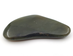 Нефрит, галтовка, Россия, Бурятия (53*26*6 мм, 17 г) №28210