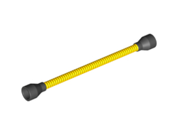 Hose, Flexible  8.5L with Black Tabless Ends Fixed, Yellow (73590c03b / 4540891 / 4558851 / 6289605 / 6327403)