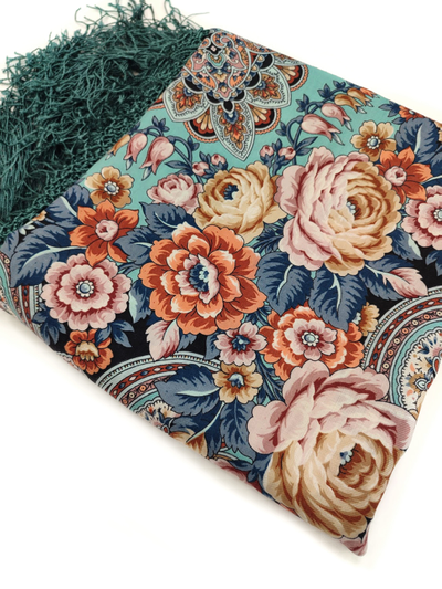 Павловопосадский платок Мчится тройка 1896-12