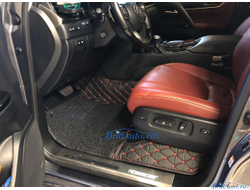 3D коврики эко кожа в салон Lexus LX570, LX450D из экокожи