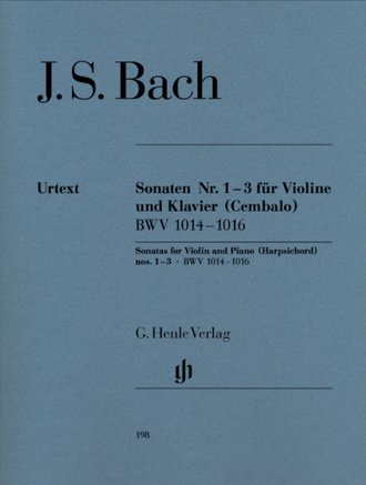 Bach, J.S. Sonaten №1-3 BWV1014-1016 für Violine und Klavier