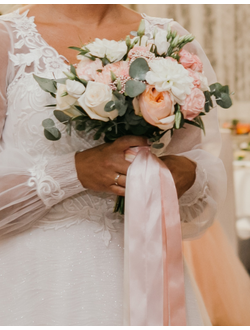 Букет невесты & Бутоньерка № 1352