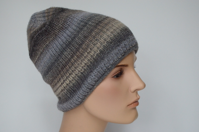 Визио шапка итальянская серая зима 2023 фото
