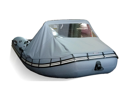 Тент носовой с окном Хантер 360-390 - mnelodku.ru