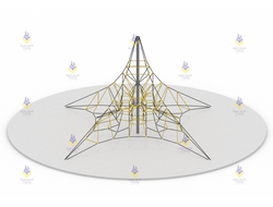 2230.8.1 Пирамида 8м (чёрно-бежевая)