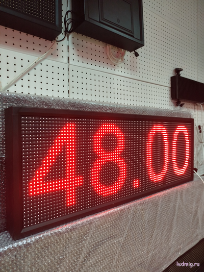 Ценовое табло для АЗС-370*1010mm (красный) 4 и 5 разрядный