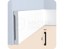 Плинтус напольный из дюрополимера солид HiWood B99V1