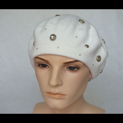 Берет Vizio Италия 3633 фетровый белый